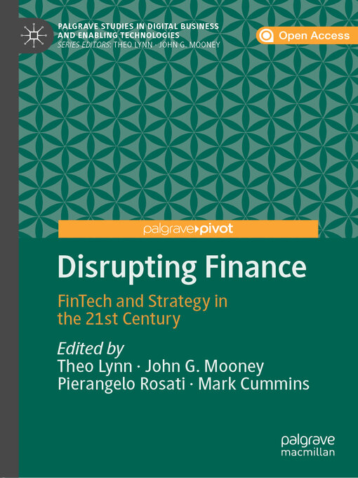 Title details for Disrupting Finance by Theo Lynn - Available